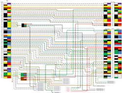 ECU to 42 Pin Plug wiring diagram - Click for larger image